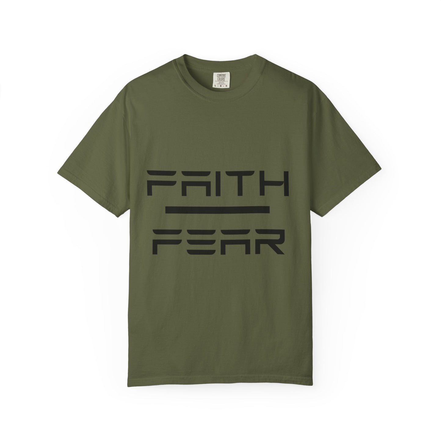Faith Over Fear T-Shirt, Unisex Graphic Tee, Motivational Shirt, Casual Wear, Gift for Him/Her, Inspirational Apparel, Everyday Comfort