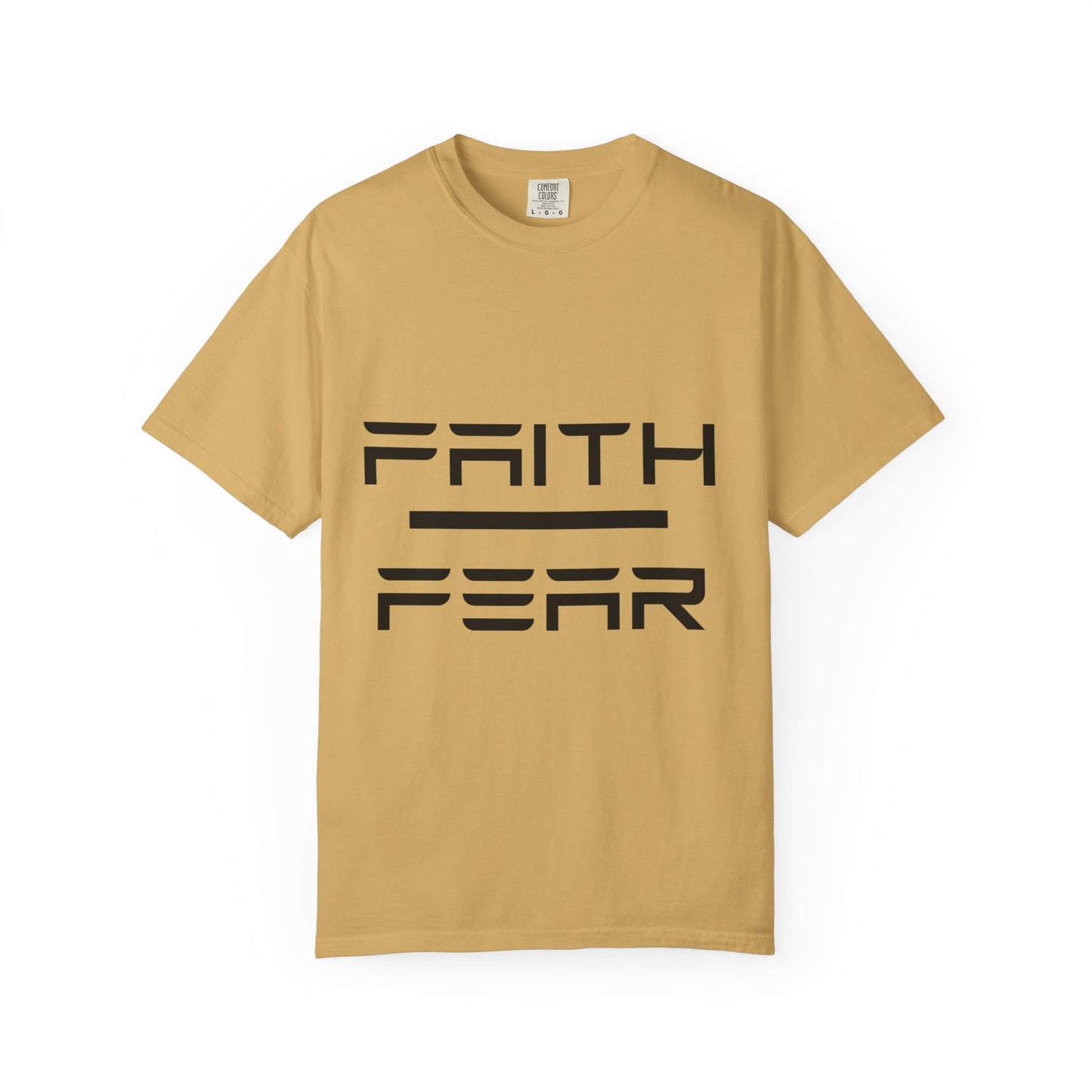 Faith Over Fear T-Shirt, Unisex Graphic Tee, Motivational Shirt, Casual Wear, Gift for Him/Her, Inspirational Apparel, Everyday Comfort