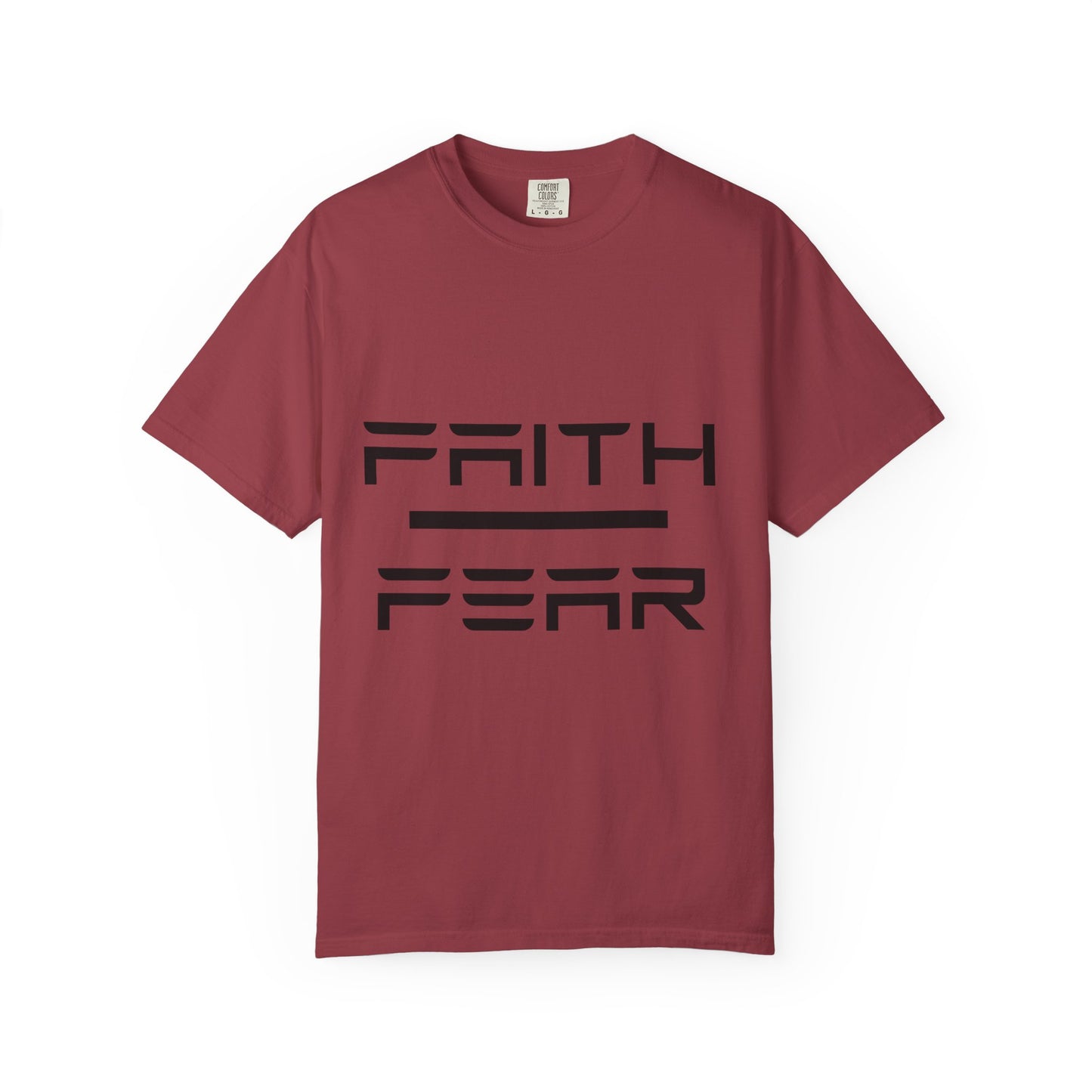 Faith Over Fear T-Shirt, Unisex Graphic Tee, Motivational Shirt, Casual Wear, Gift for Him/Her, Inspirational Apparel, Everyday Comfort