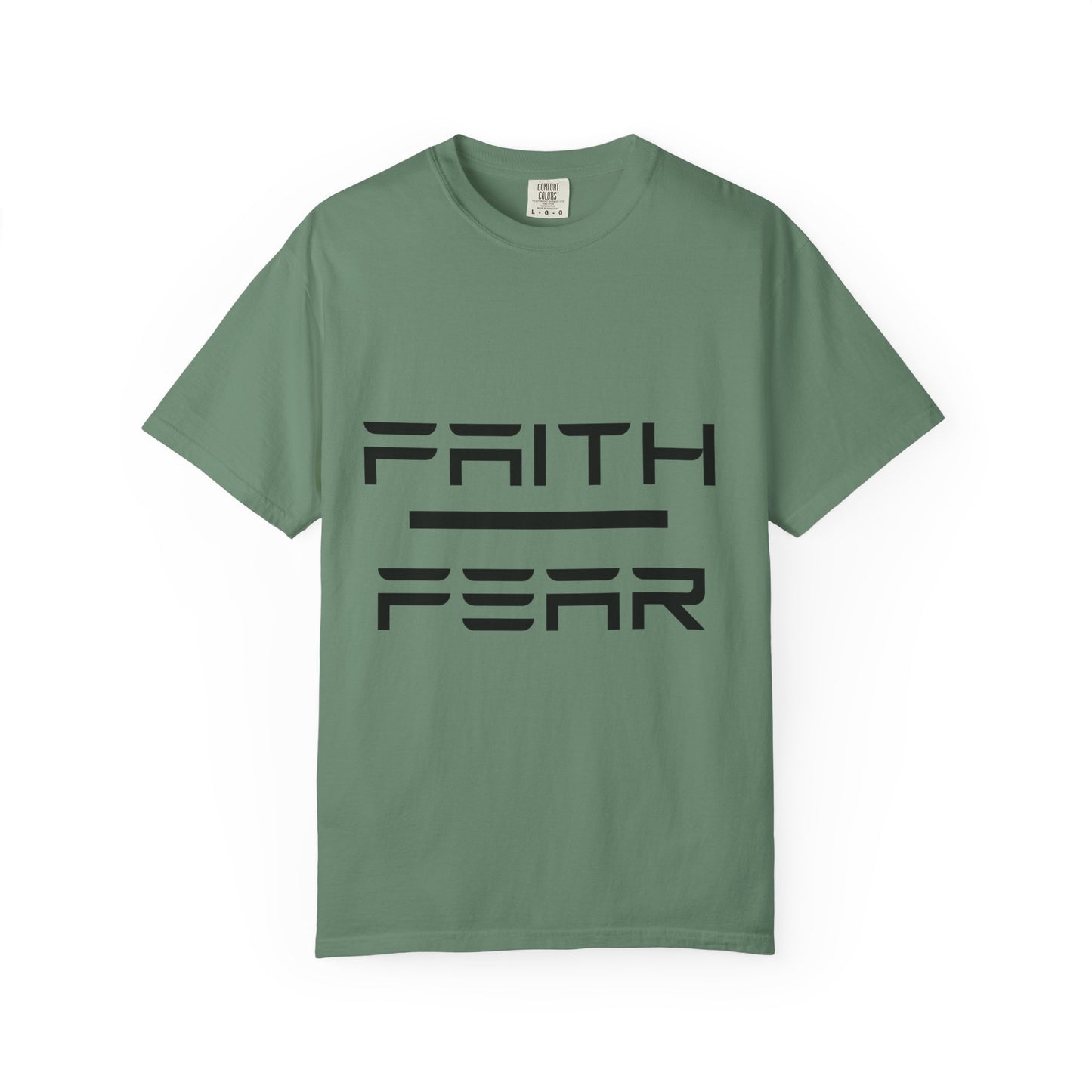 Faith Over Fear T-Shirt, Unisex Graphic Tee, Motivational Shirt, Casual Wear, Gift for Him/Her, Inspirational Apparel, Everyday Comfort