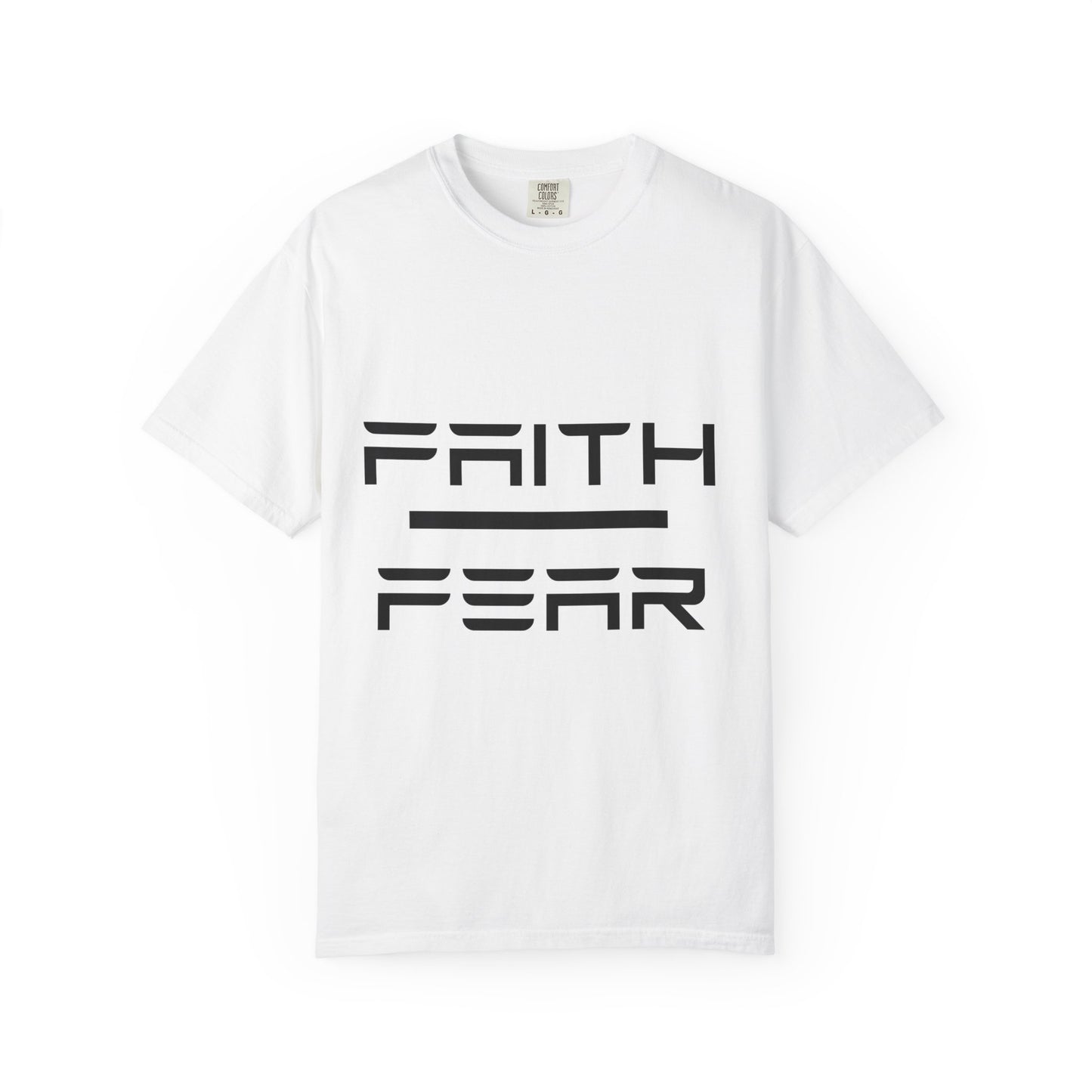 Faith Over Fear T-Shirt, Unisex Graphic Tee, Motivational Shirt, Casual Wear, Gift for Him/Her, Inspirational Apparel, Everyday Comfort