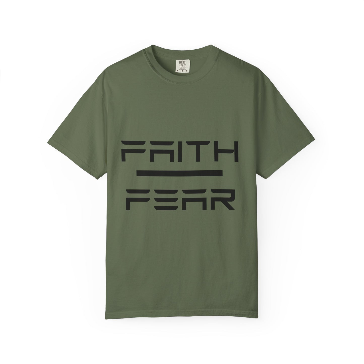 Faith Over Fear T-Shirt, Unisex Graphic Tee, Motivational Shirt, Casual Wear, Gift for Him/Her, Inspirational Apparel, Everyday Comfort