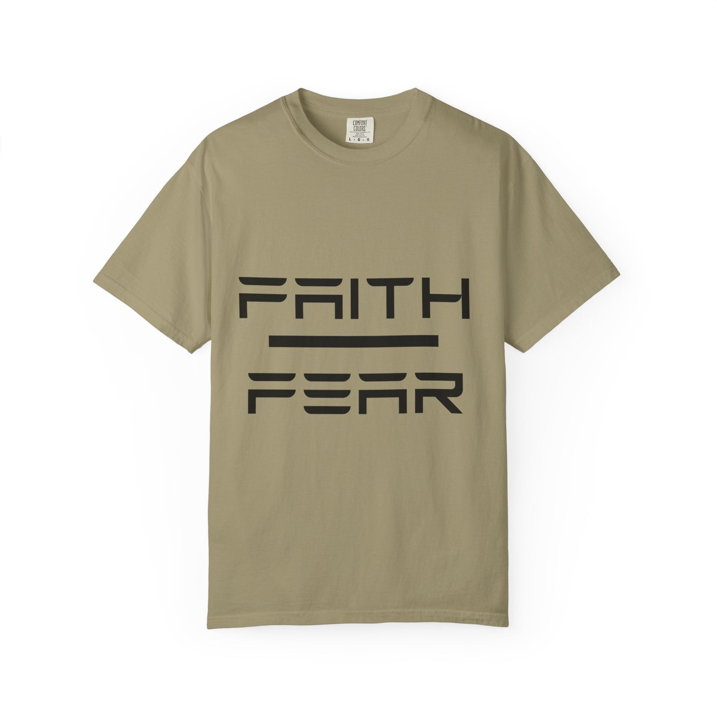 Faith Over Fear T-Shirt, Unisex Graphic Tee, Motivational Shirt, Casual Wear, Gift for Him/Her, Inspirational Apparel, Everyday Comfort