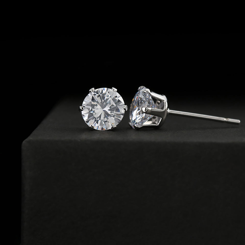 diamond stud earings