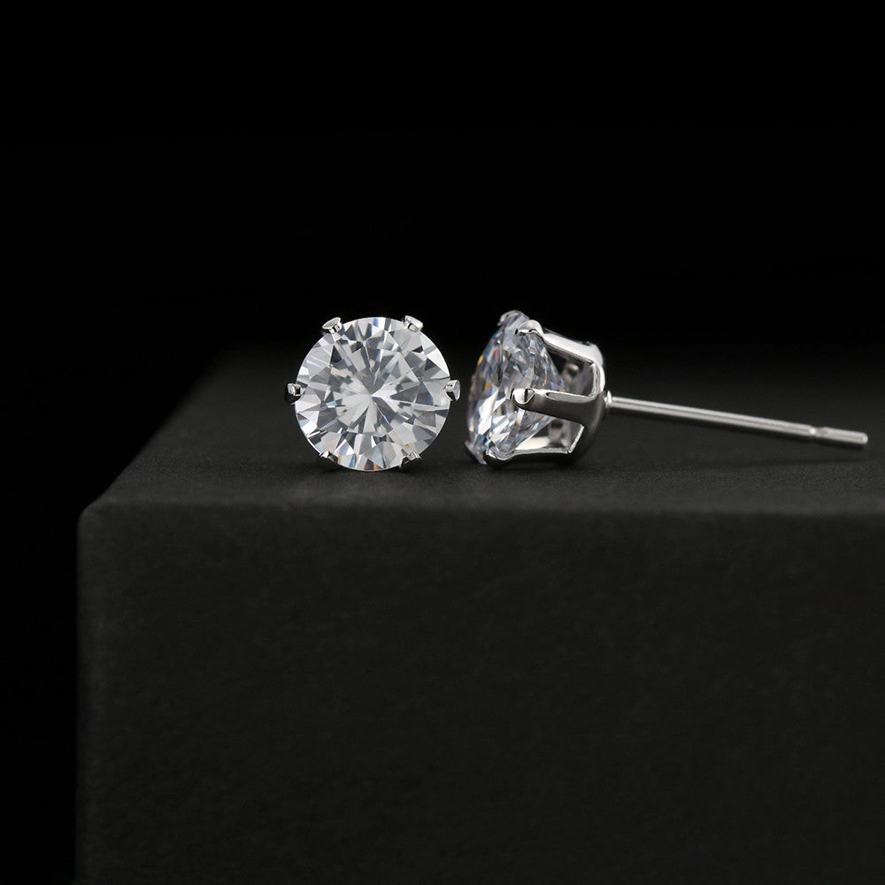 diamond stud earings
