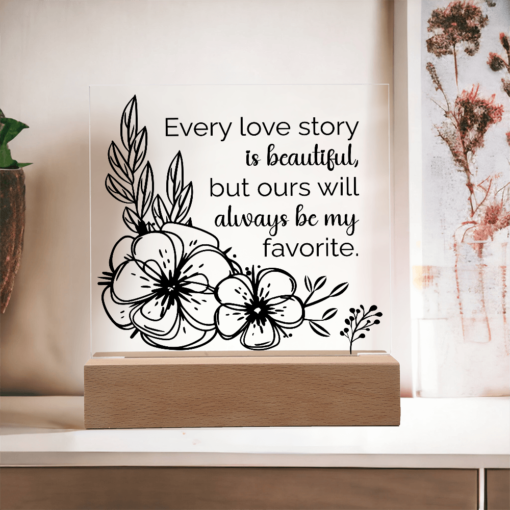 every love story acrylic