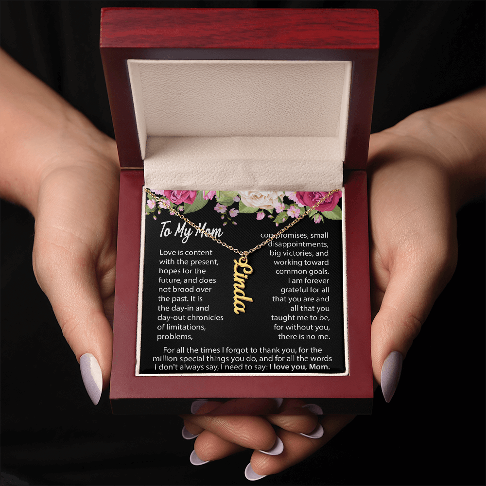 to my mom personlized necklace