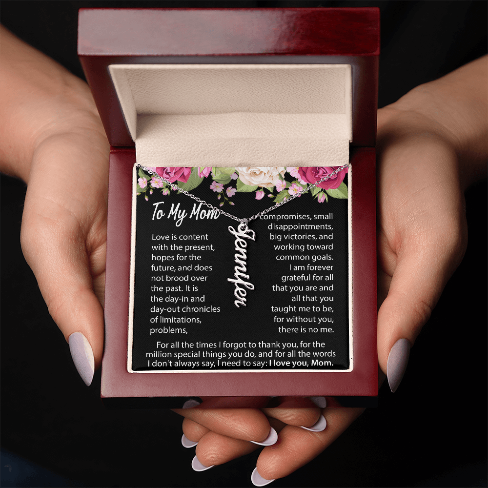 to my mom personlized necklace