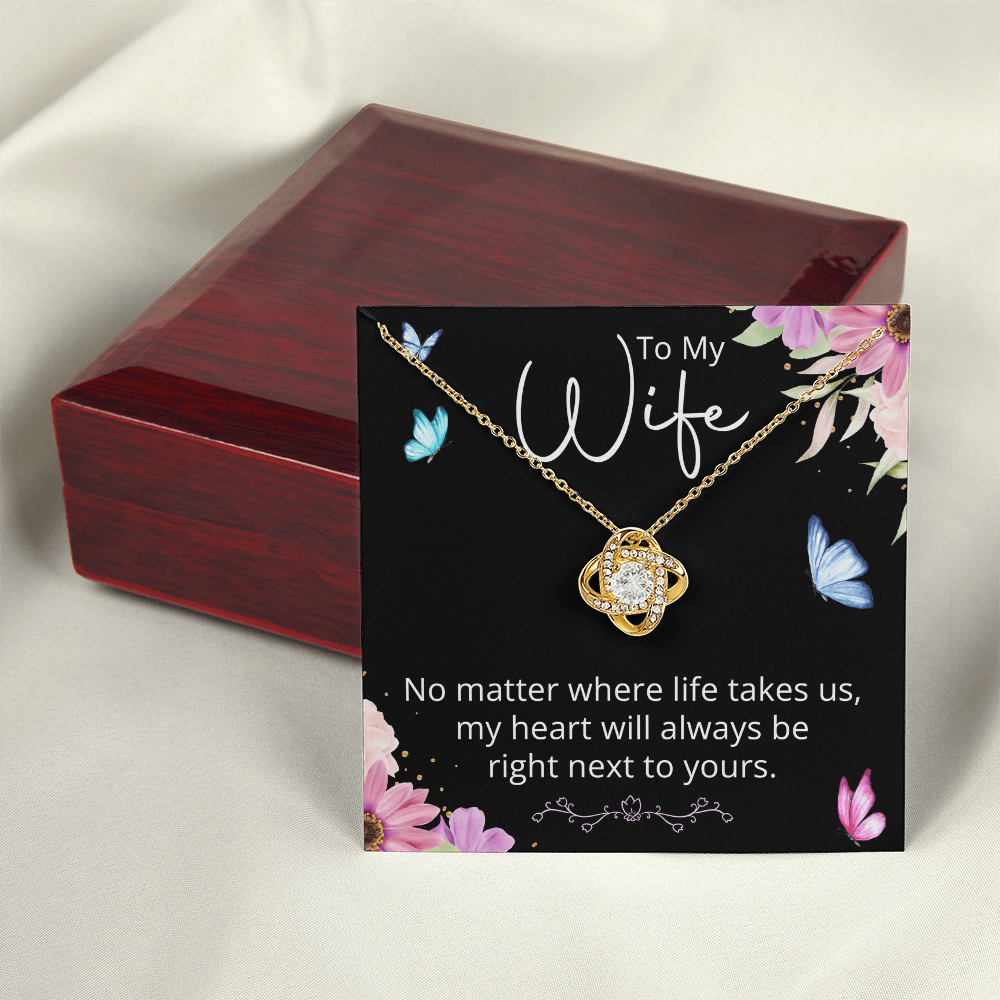 to my wife love star necklace