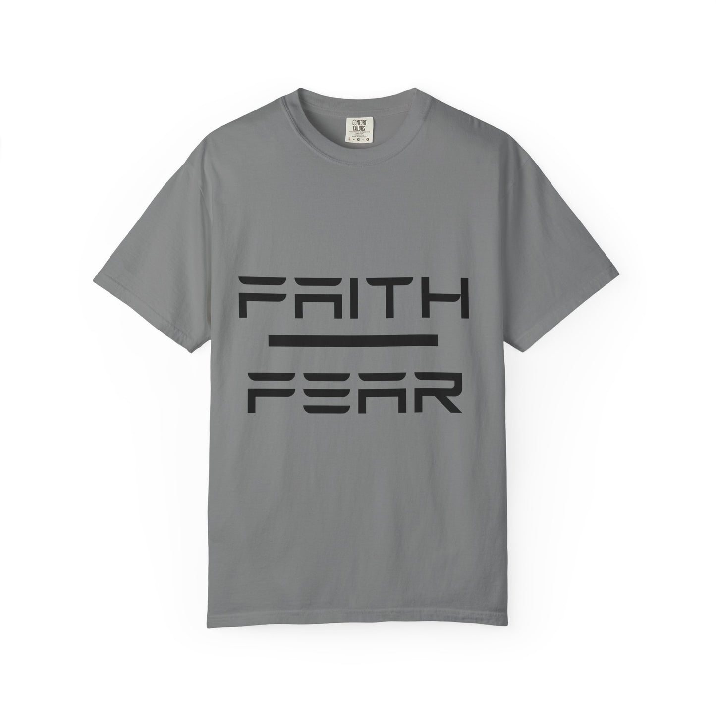 Faith Over Fear T-Shirt, Unisex Graphic Tee, Motivational Shirt, Casual Wear, Gift for Him/Her, Inspirational Apparel, Everyday Comfort