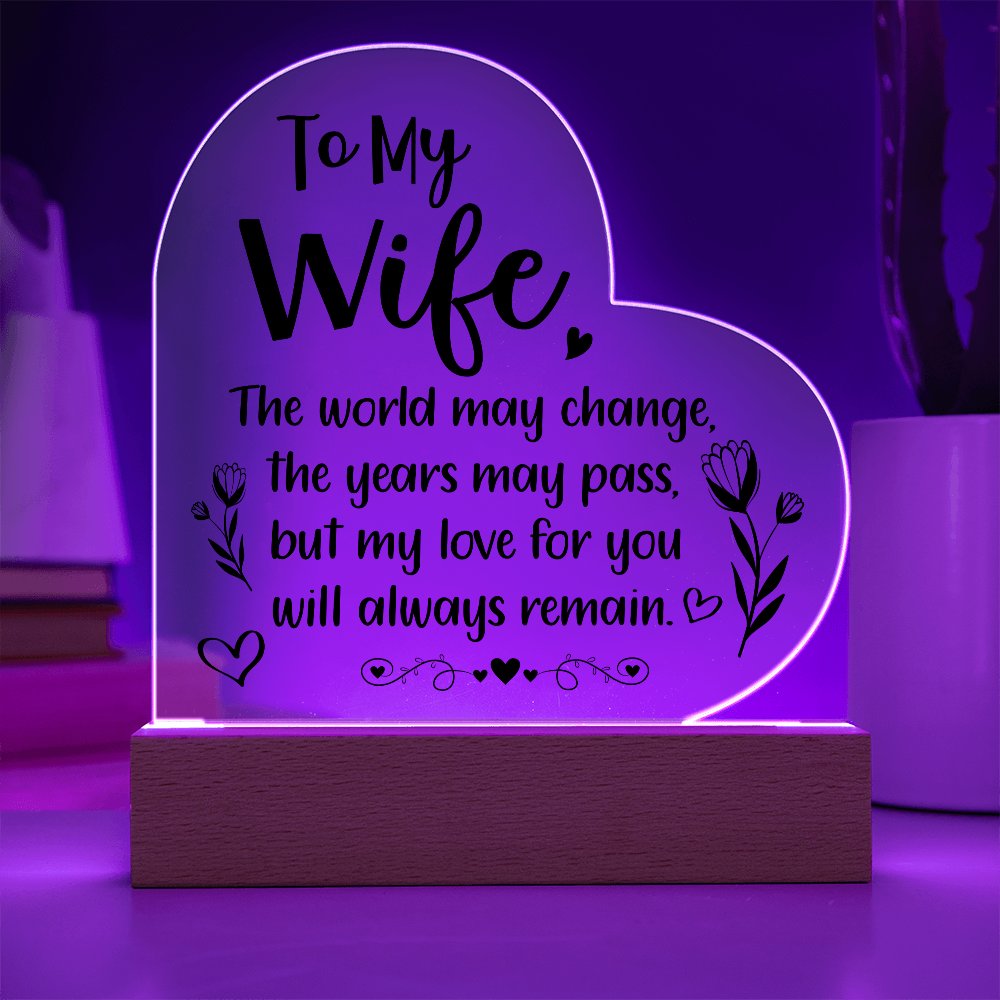 wife gift the world may change 